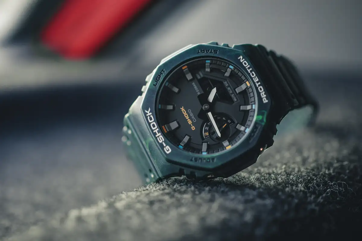 Green Dial Sport Chronograph Watch - Image 1